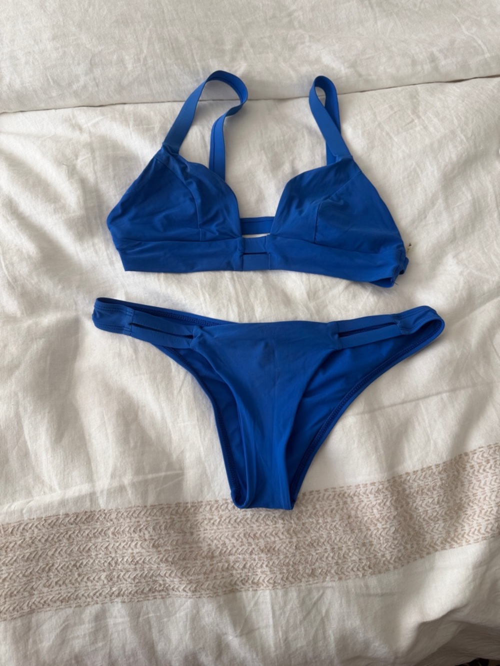 Vitamin A Electric Blue Bikini Set